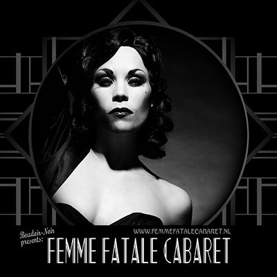 Irresistible women, mysterious and seductive vamps, determined rebels, contemporary amazones...
Xarah von den Vielenregen (Boudoir Noir) presents the Femme Fatale Cabaret:
get attracted by an aura of charm and mystery, timeless style and beauty.
Get your little black dress out of the closet and celebrate with us sensual & powerful seduction!